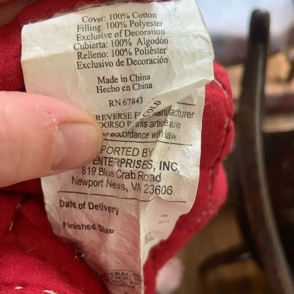 Vintage Longaberger Homestead rare horse quilt!
